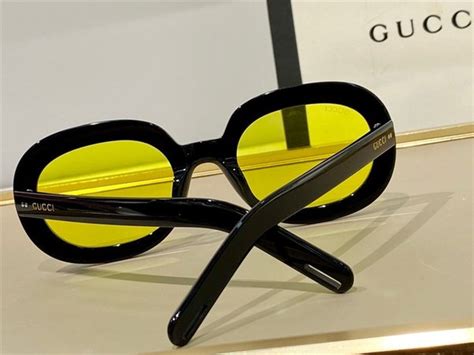 do real gucci sunglasses say gucci on the lens|Gucci sunglasses authentic original.